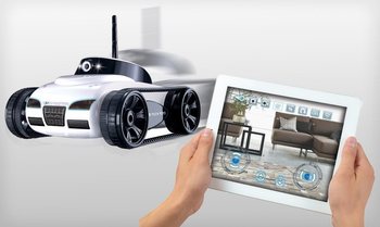 Tanc de spionaj wireless I-SPY controlat prin aplicație