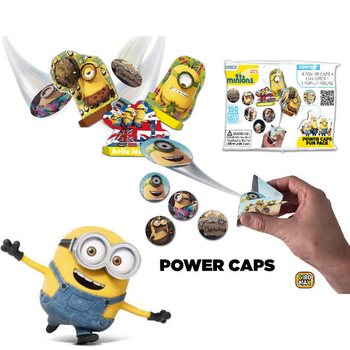 LANSARE DE DISCURI MINIONS POWER CAPS FUN PACK &Icirc;N BLINDBAG (100 buc.)