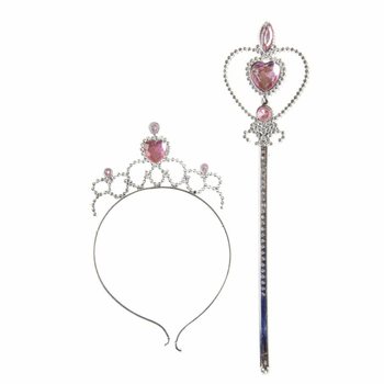 BAGHETĂ PRINȚESĂ + TIARA PE CARD (12 buc.)