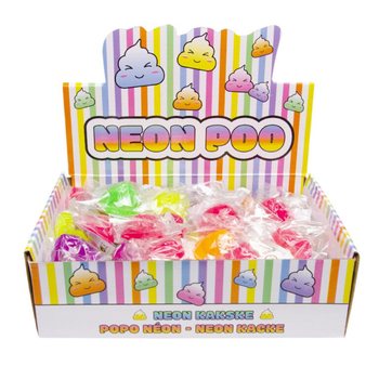 CACA SQUEEZE NEON - CULORI MIXTE - &Icirc;N DISPLAY (50 buc.)