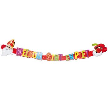 Ghirlandă de Bun Venit Sint și Piet 124 cm (12 buc.)