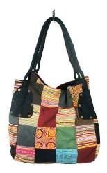Geantă Patchwork Mare Neagră B-FAIR (1 buc)