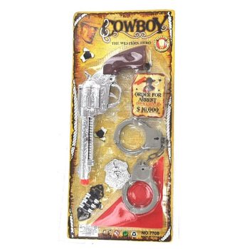 Set de Cowboy pe Carton - Model 7 (6 piese)