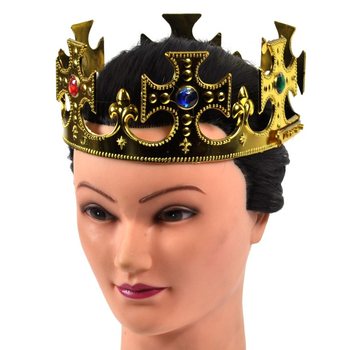 Coroană regală aurie - model cruce (12 buc)