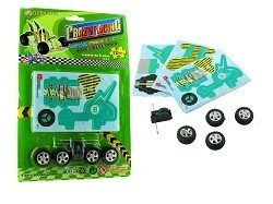 Puzzle 3D din spumă Kart cu motor (24 buc)
