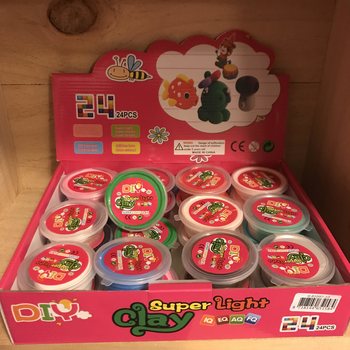 Plastilină Super Light în display (24 buc.)
