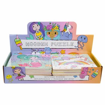 Display Puzzle din Lemn pentru Fete (24 bucăți)