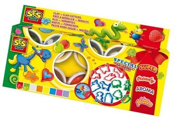 Set Plastilină SES Claymania 8x90g + Forme (1 buc.)