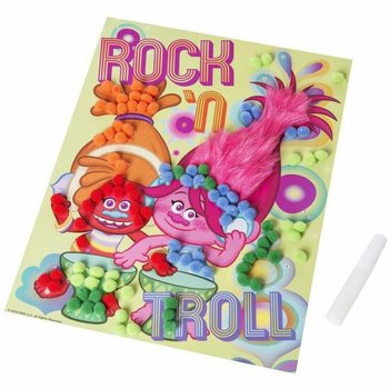 TROLLS CREEAZĂ-ȚI PROPRIA OPERĂ DE ARTĂ CU POMPONURI (48 buc.)