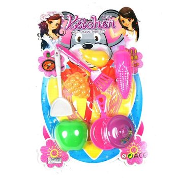 Set de joacă bucătărie pentru copii pe carton (6 piese)