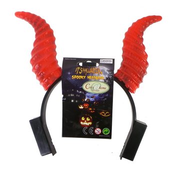 Cordeluță cu coarne de diavol luminoase LED (18 buc.)