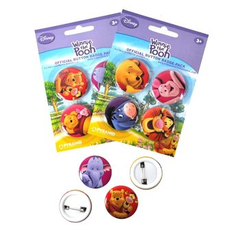 Set de 4 Insigne Disney Winnie de Pluș (24 buc.)