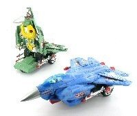 ROBOT F16 BUMP & GO - Avion de V&acirc;nătoare Transformabil