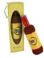 Prosop &icirc;n Formă de Sticlă de Vin &icirc;n Cutie Cadou (Set de 2)