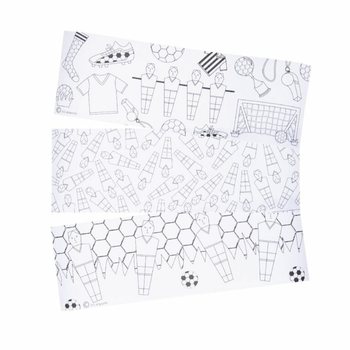 Set 2 Căni de Băut de Colorat "Fotbaliști"