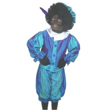 Costum Zwarte Piet pentru Băieți – Mărimea 110 (4-6 ani)