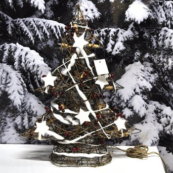 Brad de Crăciun Decorativ Luminos Mare 50 cm (1 buc.)