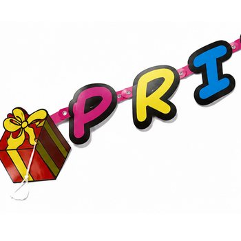 GHIRLANDĂ SURPRISE PARTY - LUNGIME: 180 CM (6 buc.)