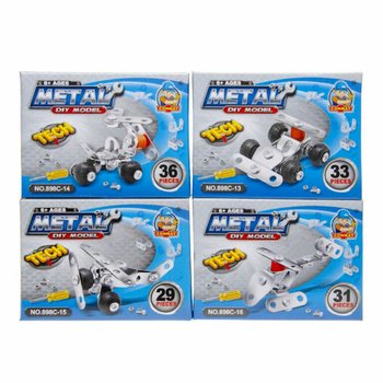 Display Construiește-ți Propriul Vehicul din Metal (24 buc.)