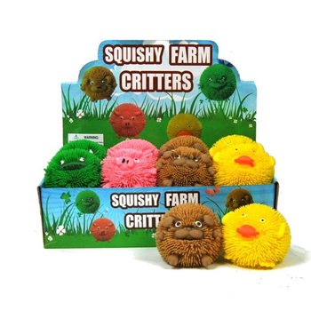 ANIMALE DE FERMĂ SQUISHY CU LUMINĂ (12 buc.)