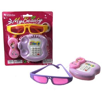 Ochelari de soare cu telefon de jucărie (6 buc.)