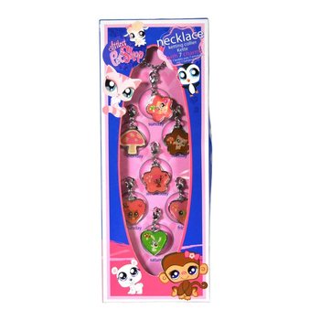 Colier Littlest Pet Shop cu 7 pandantive (20 buc.)
