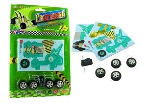 Puzzle 3D din spumă Kart cu motor (24 buc)