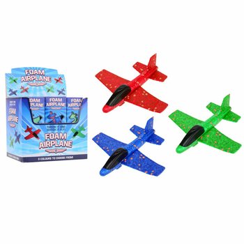 AVION DIN SPUMĂ 17 CM - &Icirc;N DISPLAY (18 buc.)