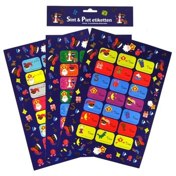 3 COLLI - ETICHETE CADOU SINTERKLAAS (12 buc.)