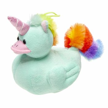 PLUȘ UNIDUCKZ - RAȚĂ UNICORN - MIX CULORI - 12x24x17 CM (8 buc.)