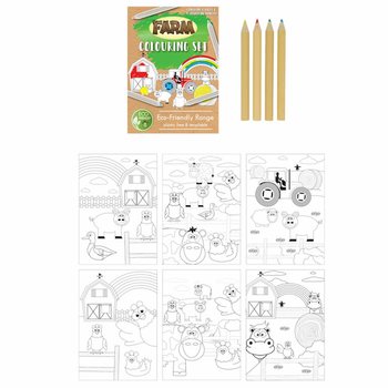 ECO FRIENDLY - Set de Desen Fermă (25 buc.)