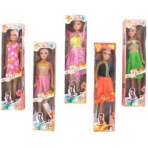 PĂPUȘĂ BEAUTY GIRL - MODEL 3 (6 buc.)