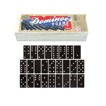 JOC DOMINO ÎN CUTIE DE LEMN (12 buc.)
