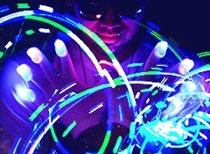 Mănuși LED / Mănuși Rave (12 buc.)