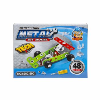 Set de Construcție Mașină de Curse din Metal (Display 24 bucăți)