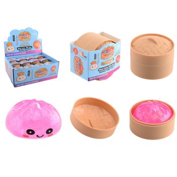 RAGE - Jucărie Squishy SUGAR EDITION Bun Dumplings MICĂ (5.3 x 5.3 x 4.1 Cm) Viral 2026 Fidget Toy (24 buc.)