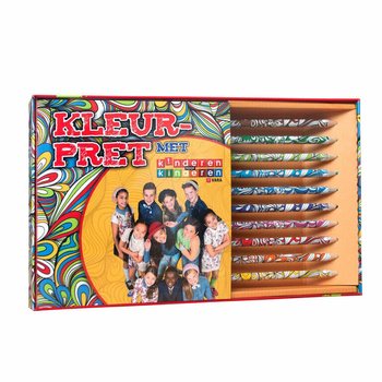 KINDEREN VOOR KINDEREN - Set de desenat și colorat (6 buc.)