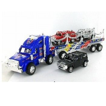 CAMION AMERICAN MARE CU 3 MAȘINUȚE