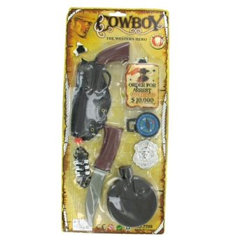 Set de cowboy pe carton - Model 3 (6 buc.)