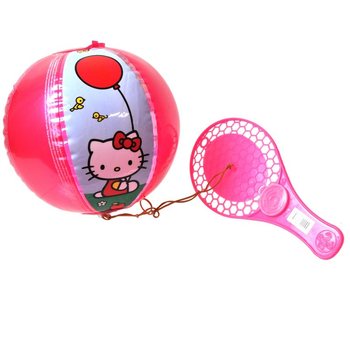 Set Paletă cu Minge Elastică Hello Kitty (12 buc.)