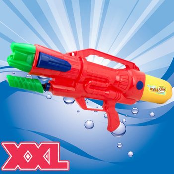 PISTOL CU APĂ XXL - PISTOL CU APĂ SUPER SOAKER - DIMENSIUNI: 63.5 x 10 x 26 CM - PISTOL CU APĂ CU DUBLU JET (1 buc.)