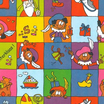 *** STOC LIMITAT *** MEGA ROLĂ HÂRTIE DE ÎMPACHETAT SINTERKLAAS 250 METRI !!!