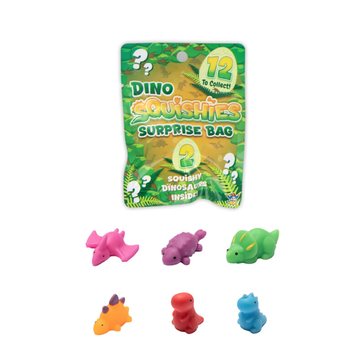 PUNGI SURPRIZĂ / BLINDBAG - SQUISHY DINOZAURI (24 buc.)