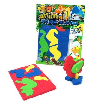 Puzzle 3D din Spumă - Animale (12 buc.)