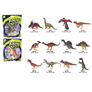 MIX FIGURINE DINOZAURI - &Icirc;N PUNGĂ CADOU (12 buc.)