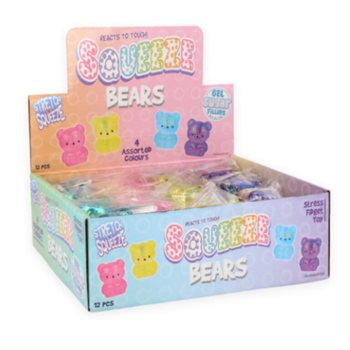 URSULEȚI SQUEEZE - CU UMPLUTURĂ TIP ZAHĂR - DISPLAY MIX (12 buc.)
