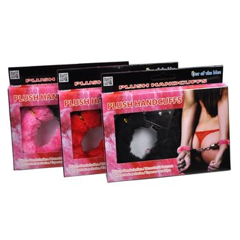 Cătușe sexy cu pluș (6 buc.)