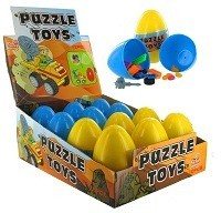 BLOCURI DE CONSTRUCȚIE CU BOMBOANE &Icirc;N OU (12 buc.)