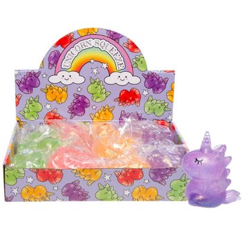 Jucărie squeeze unicorn &icirc;n display (12 buc.)