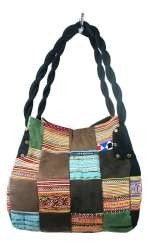 GEANTĂ PATCHWORK B-FAIR MICĂ NEAGRĂ (1 buc)